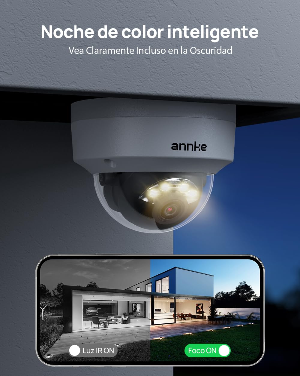 ANNKE Kit de vigilancia con Cable, 4K 16CH PoE con Audio y cámara IP 8X 8MP PoE Impermeable IP67, Resistente al vandalismo IK10, 4TB para grabación Interna 24/7, visión Nocturna 30M