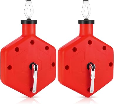 2 Pcs Chalk Line Reel, 100 Feet for Construction Carpentry