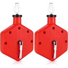 2 Pcs Chalk Line Reel, 100 Feet for Construction Carpentry | Professional Chalk Box for Straight Line Drawing, Various Construction Projects, Sturdy Structure for Carpentry Operation