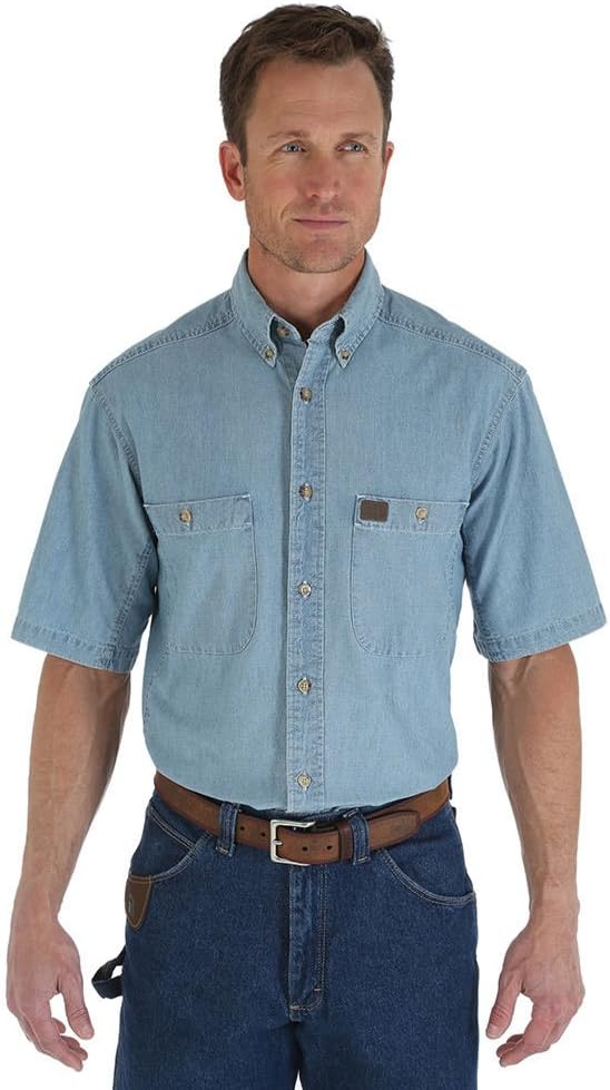 WranglermensChambray Work Shirt