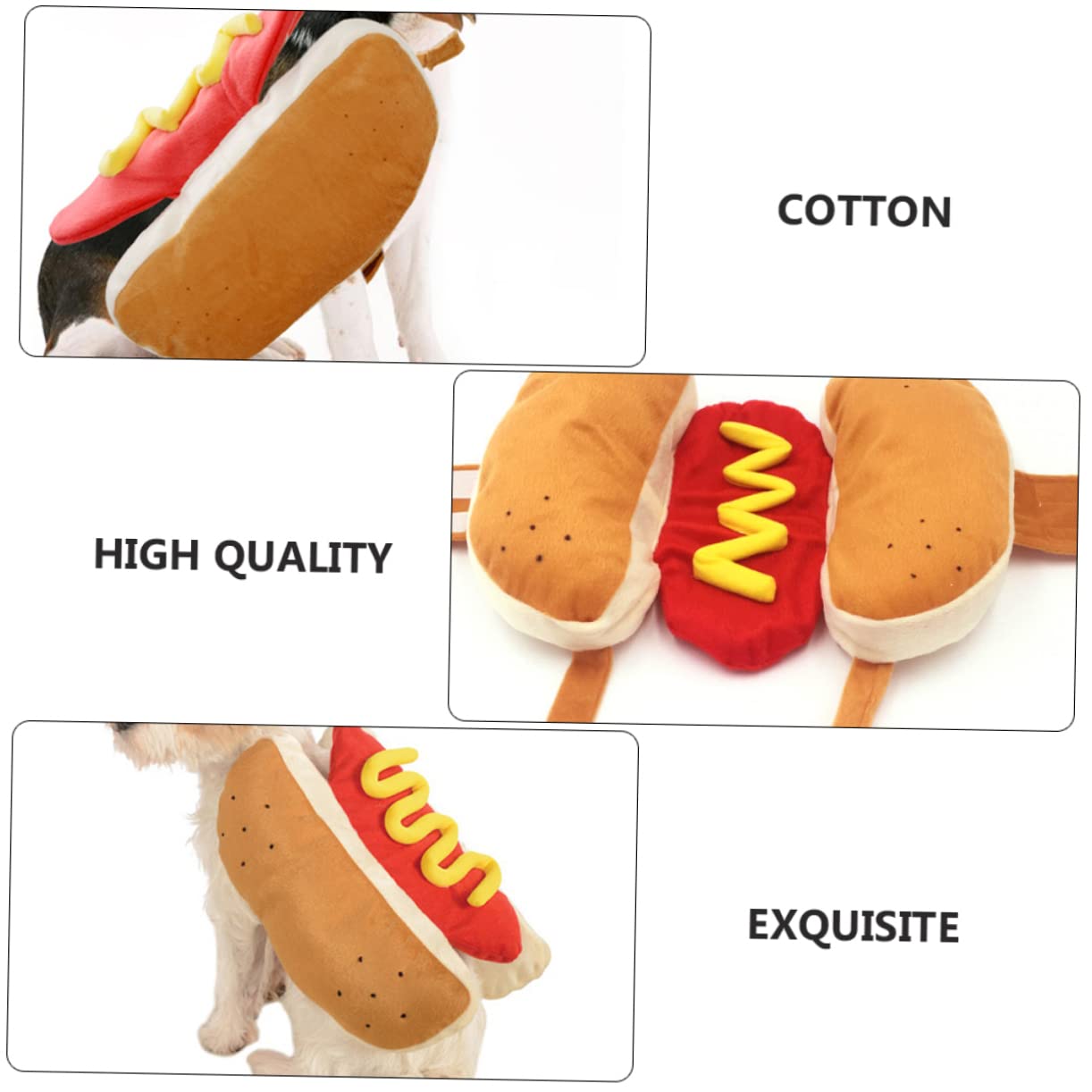 BESPORTBLE Abbigliamento Per Animali Domestici Costume Per Cani Indumento Di Halloween Accessorio Fotografico Per Animali Domestici Pieghevole