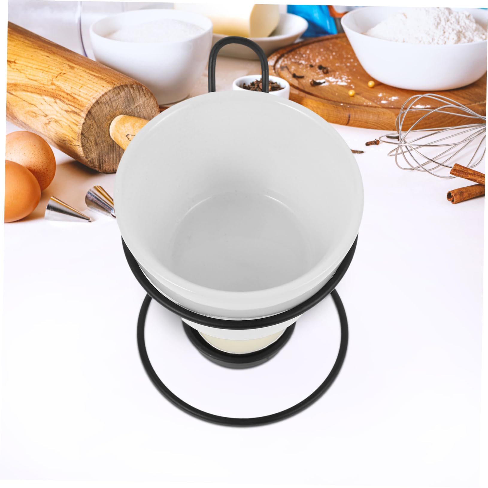 Amosfun 2sets Scaldaburro in Ceramica per Cioccolato o Formaggio Set per Fonduta Pentola in Ceramica per Fonduta Pentola Scaldaformaggio per Uso Domestico