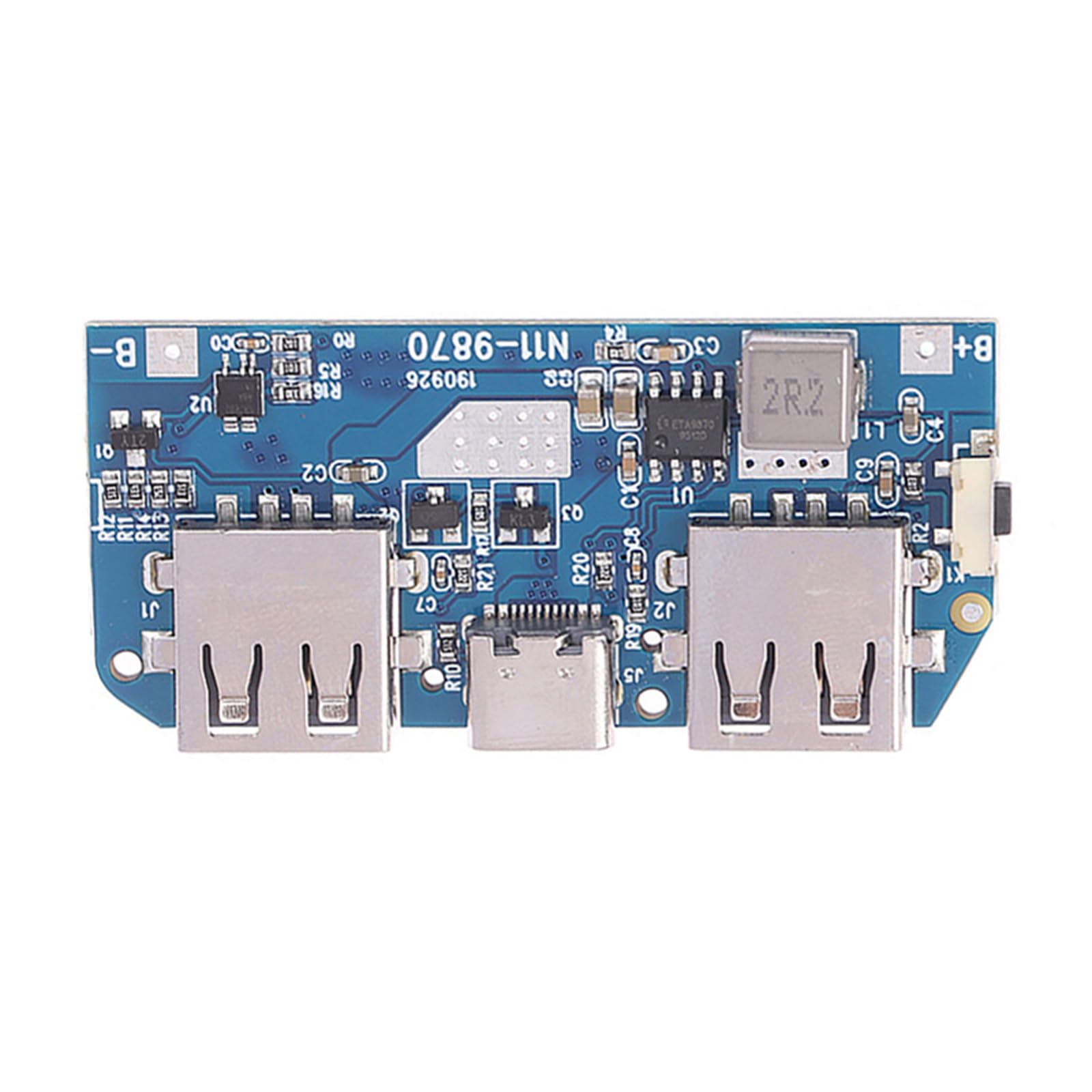 Double USB 5V 2A 18650 Lithium Charger Board Mobile Module With Light DIY Accessories USB Charger Board