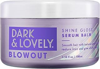 SoftSheen-Carson Dark and Lovely Blowout Anti Frizz Smoothing Shine Hair Serum with Castor Oil,