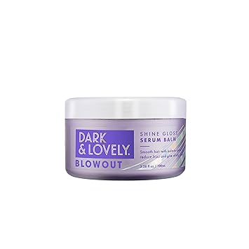 SoftSheen-Carson Dark and Lovely Blowout Anti Frizz Smoothing Shine Hair Serum with Castor Oil, For Curls and All Hair Types, 3.4 fl oz