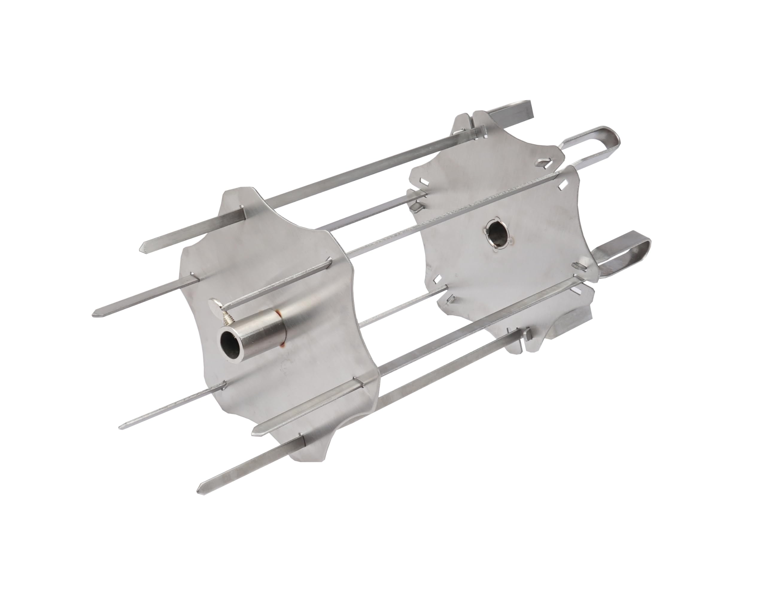 Set di spiedini per kebob per spiedini per spiedini per shish kebab e shawarma - Accessorio per barbecue adatto alla maggior parte dei sistemi di grill - Completo di 12 spiedini per barbecue