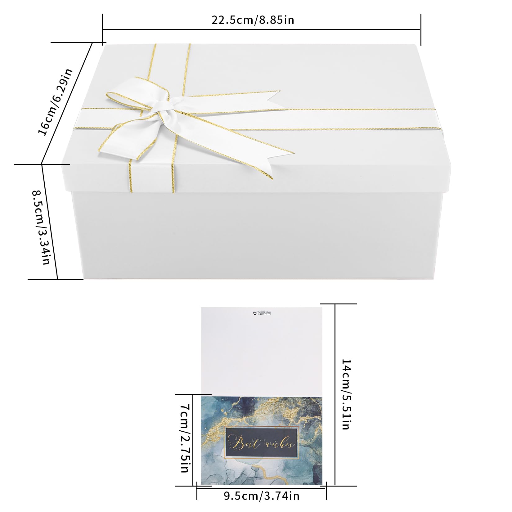 Grande Boîte Cadeau Blanche Rectangulaire Avec Un Arc De Ruban Rouge Isole Fond Transparent 93494612