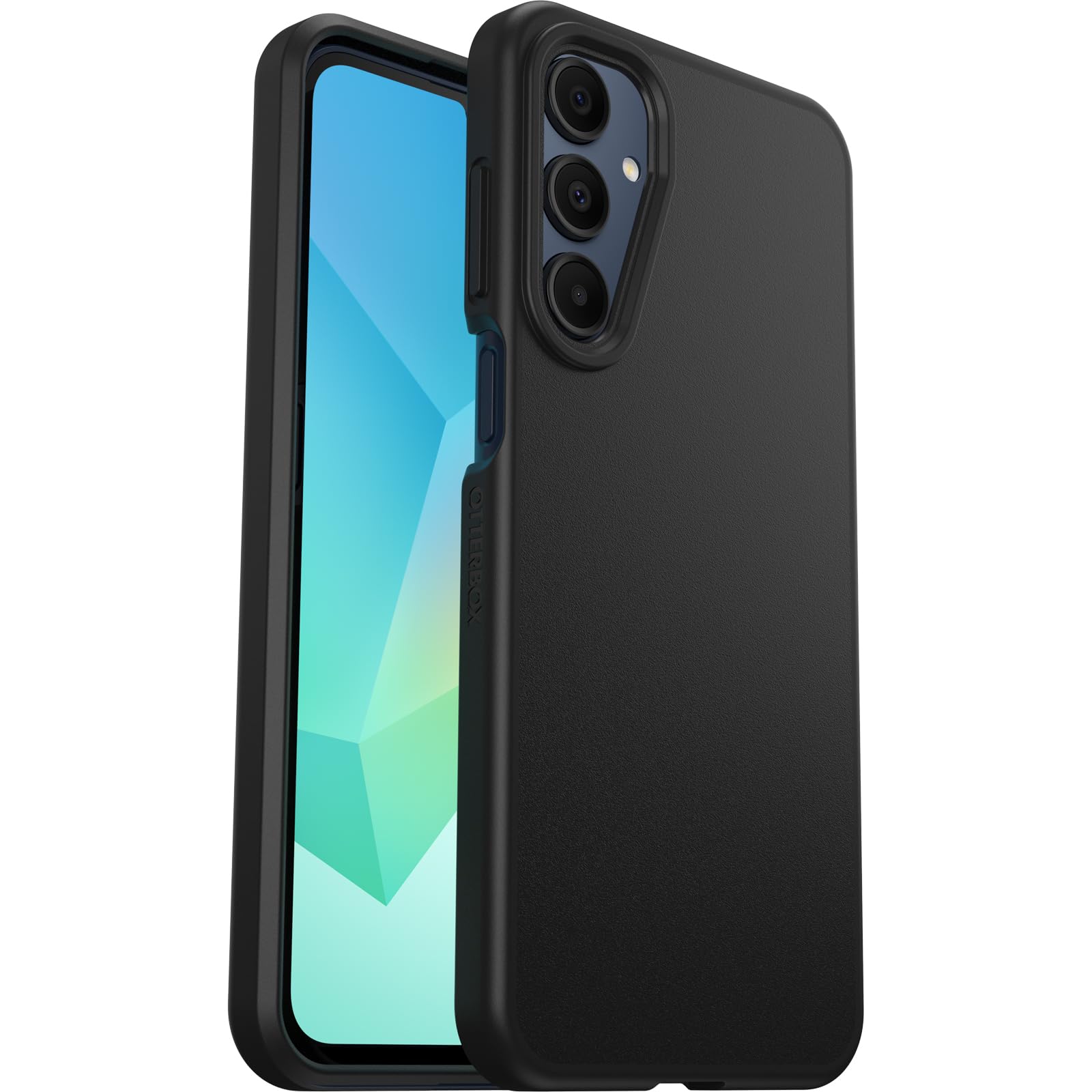 Cover per Samsung Galaxy A16/A16 5G OtterBox React Series, resistente a shock e cadute fino, cover ultrasottile, testata a norme MIL-STD 810G, Nero