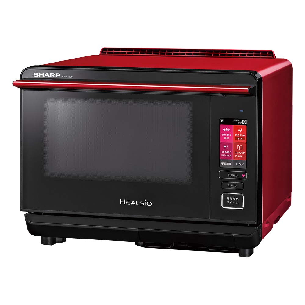 Amazon | シャープ ヘルシオ 「COCORO KITCHEN」搭載 26Lタイプ レッド 