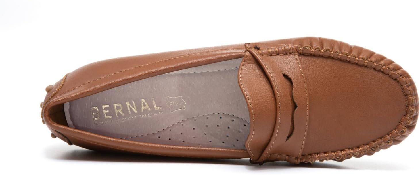 Bernal Women Penny Loafers Casual Comfortable Non Slip Flat Shoes Driving Loafers Work Office Walking Shoes - Image 6