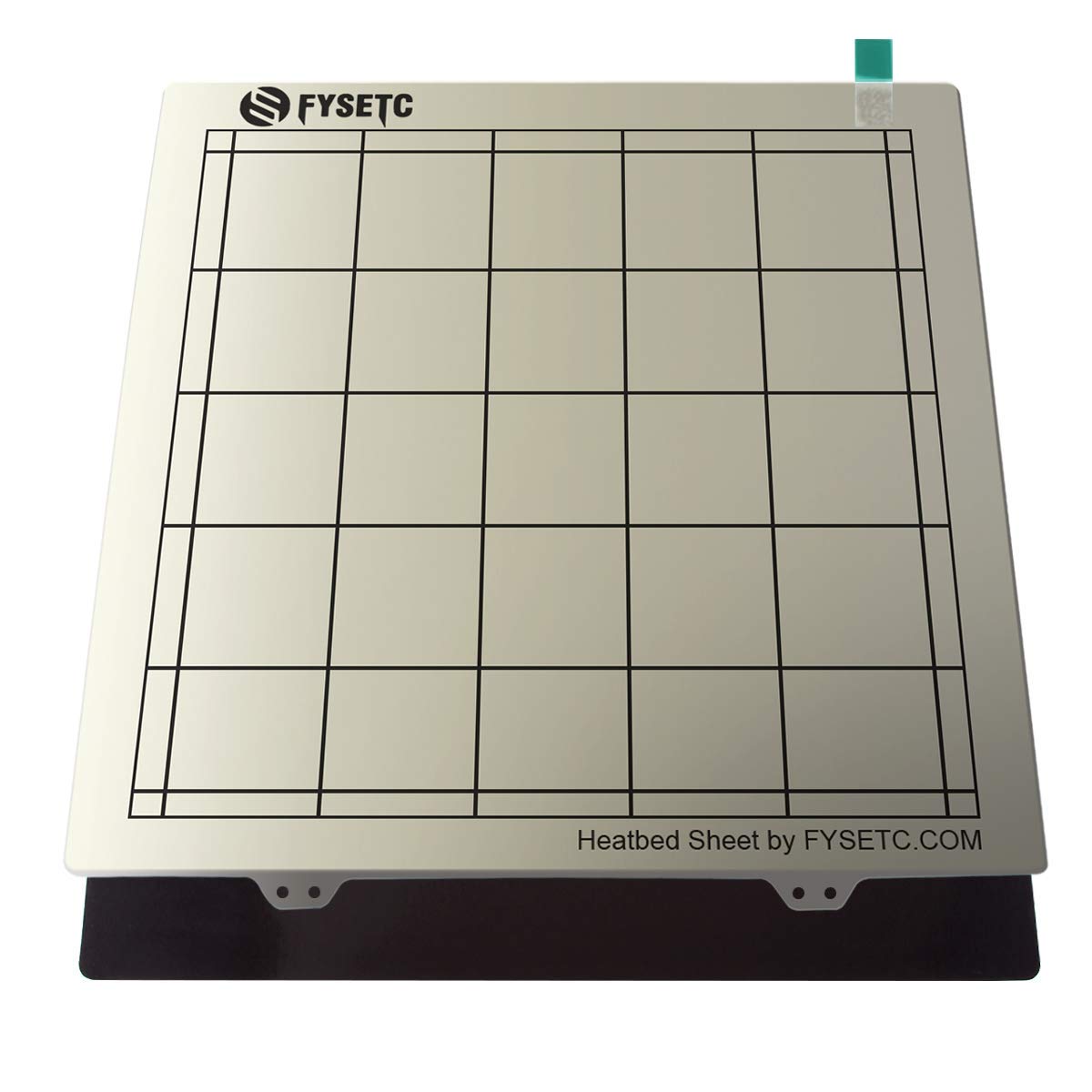BCZAMD Platformy do druku 3D, 310 x 310 mm, blacha stalowa sprężynowa z fabrycznie zainstalowaną, jednostronną gładką płytą montażową PEI + naklejka magnetyczna z mocno przylegającą stroną R¨¹r LK1