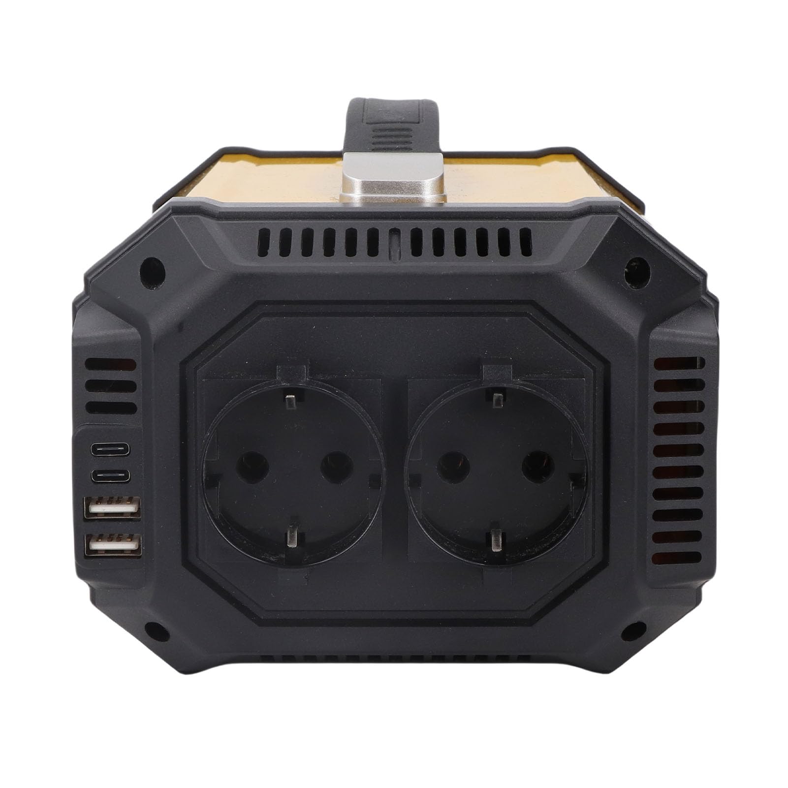 Generic Przetwornica Samochodowa o Mocy 500 W z czystą falą sinusoidalną Wydajna Przenośna ładowarka do Samochodów i łodzi z 2 Gniazdami Prądu Przemiennego i 2 Portami USB