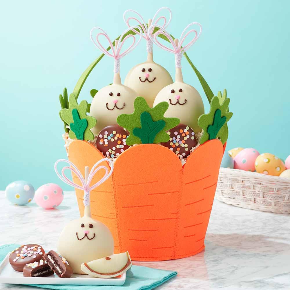 Mrs Prindables Carrot Patch Caramel Apple Gift Basket