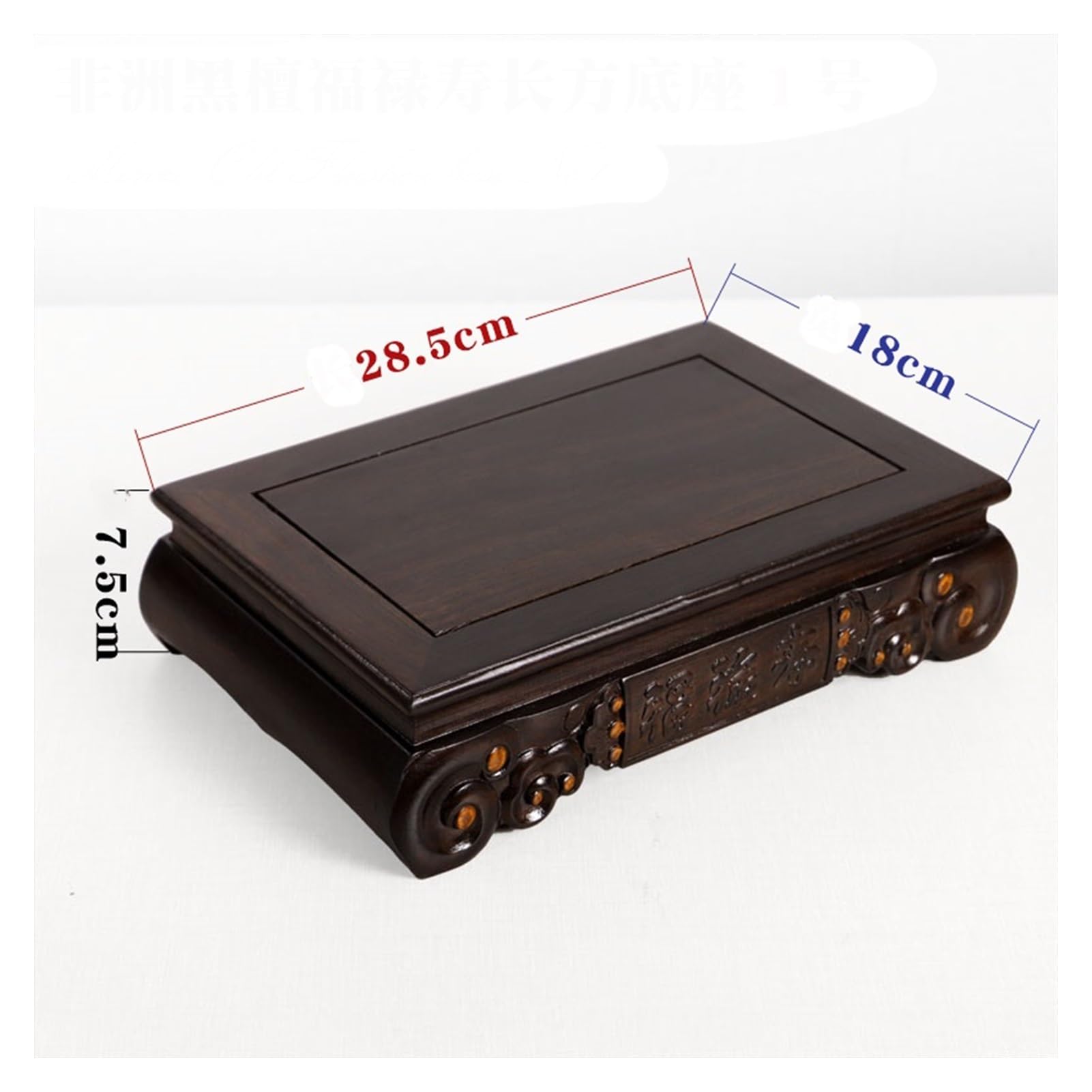 Stojak na Bonsai Drewniany wazon Podstawa Stojak Stojak Drewniany Praktyczny Czajniczek Wazon Bonsai Podstawa Home Office Decor Stojak na rośliny doniczkowe (S)