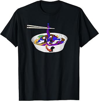 Brazilian Jiu-Jitsu Ramen Noodle by All BJJ Belt Levels BJJ T-Shirt
