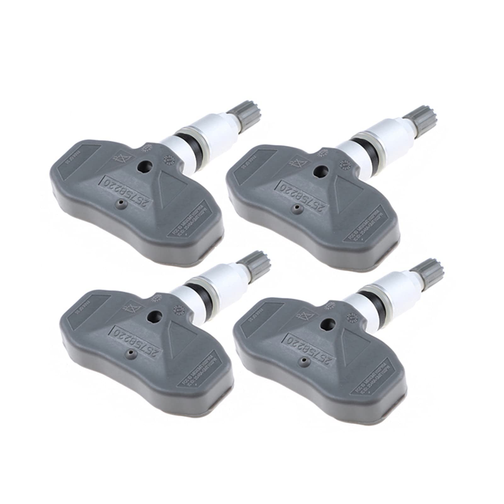 Lote de 4 sensores de presión de neumáticos TPMS para automóviles, Paras con Chevy, Corvette, Cadillac, STS XLR 2005-2009 (número de Pieza 25758220).