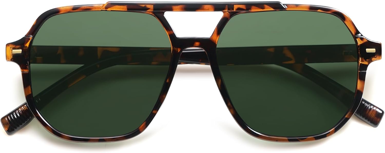 SOJOS Retro Trendy Aviator Polarized Sunglasses Men Women Vintage 70s Square Stylish Frame Sun Glasses SJ2283 - Image 3