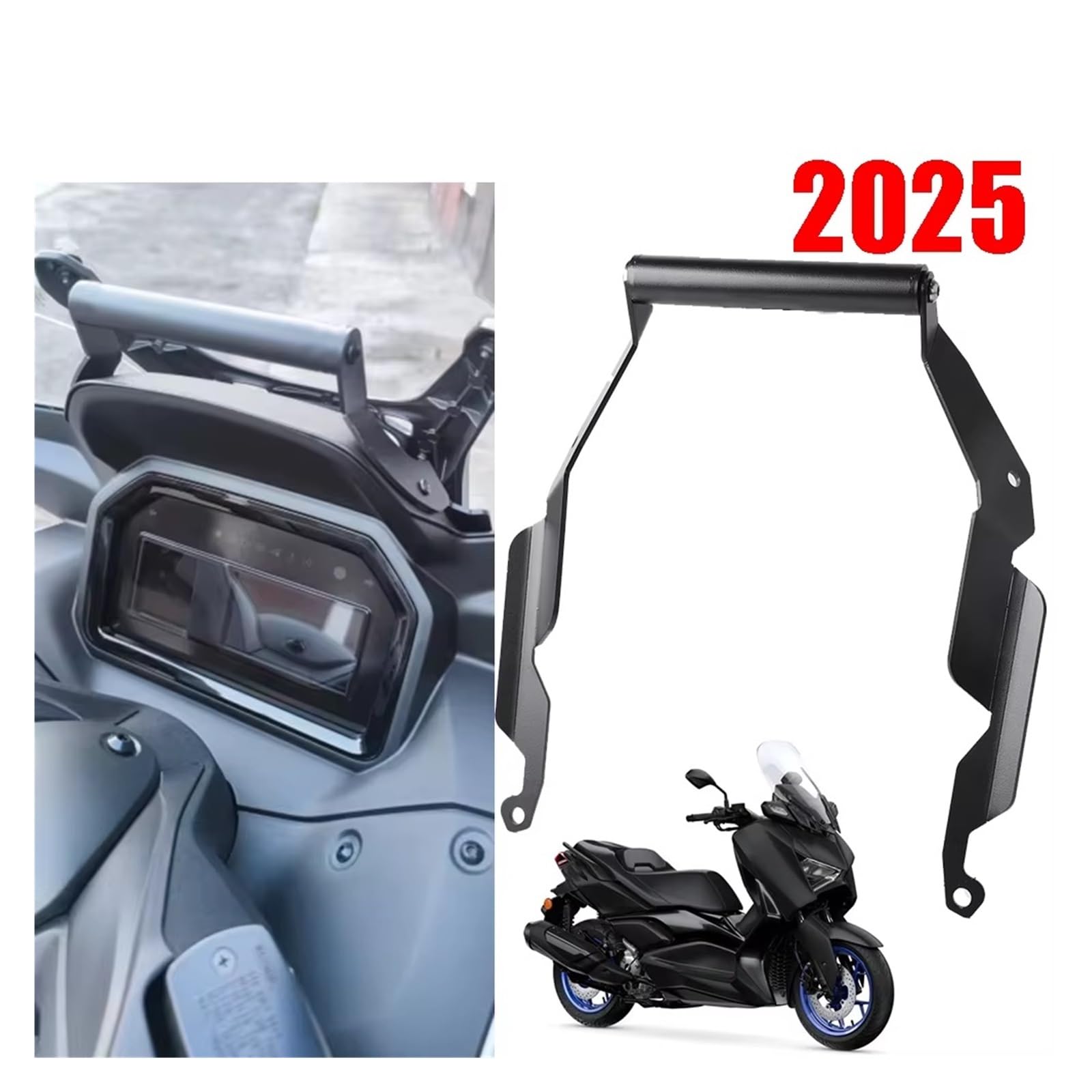 pour Yamaha Xmax 300 250 125 X-Max XMAX300 Accessoires Moto Navigation GPS Support De Téléphone Portable Support Guidon Moto GPS