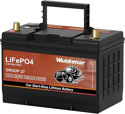 Miniatura 8 de Batería LiFePO4 de 12 V 10 Ah, batería de litio con BMS, más de 3000 ciclos, batería de ciclo profundo de 128 WH para batería marina, automóvil, RV,