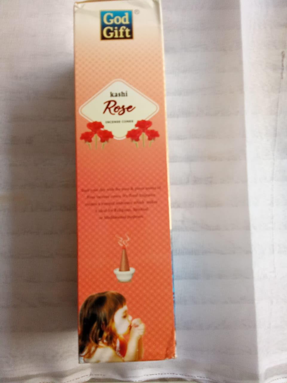 God Gift Kashi Sandalwood Incense Cones, Premium Aromatherapy Cones for Puja, Meditation and Spiritual Purposes, 12 Pack Set