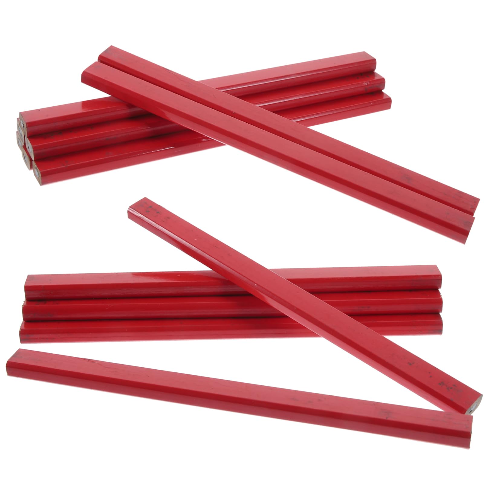 UKCOCO 80pièces Crayons De Menuisier Octogonaux Épais Pour De Bricolage Marquage Et Dessin