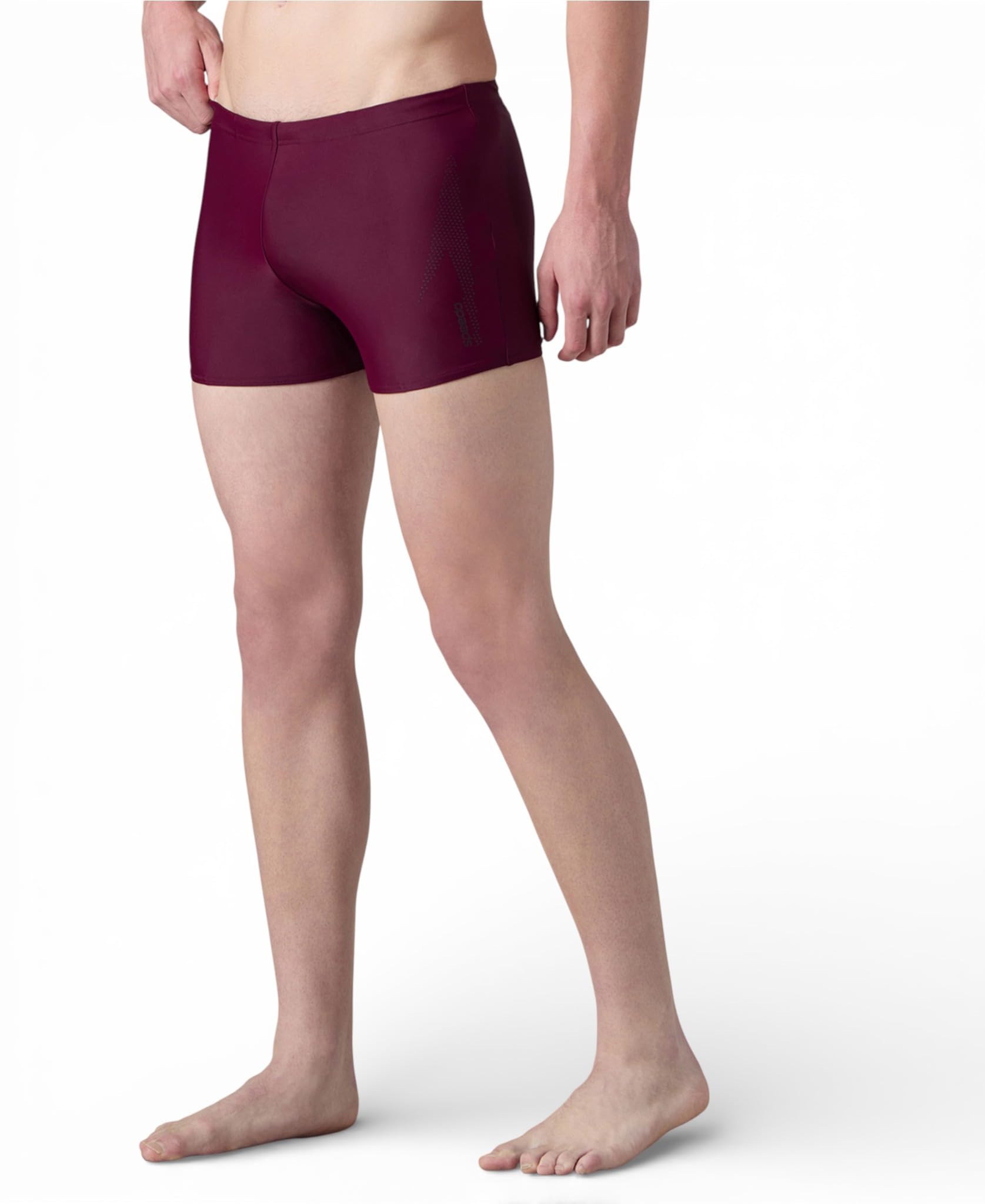 Speedo Men's Enduraflex Boom Logo Print Aquashort Swimming Trunks | UPF 40+ Sun Protection | Chlorine Resistance | Shape