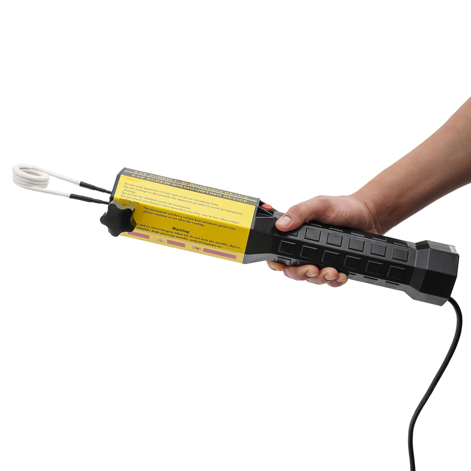 Magnetischer Induktionsheizer, 1000W 220V Flammenloses Induktionsheizer Tragbares Induktionsheizgerät Kfz Flameless Schrauben Werkzeug, 3 Spulenohne ohne Flamme zum Entfernen Verrosteter Schrauben