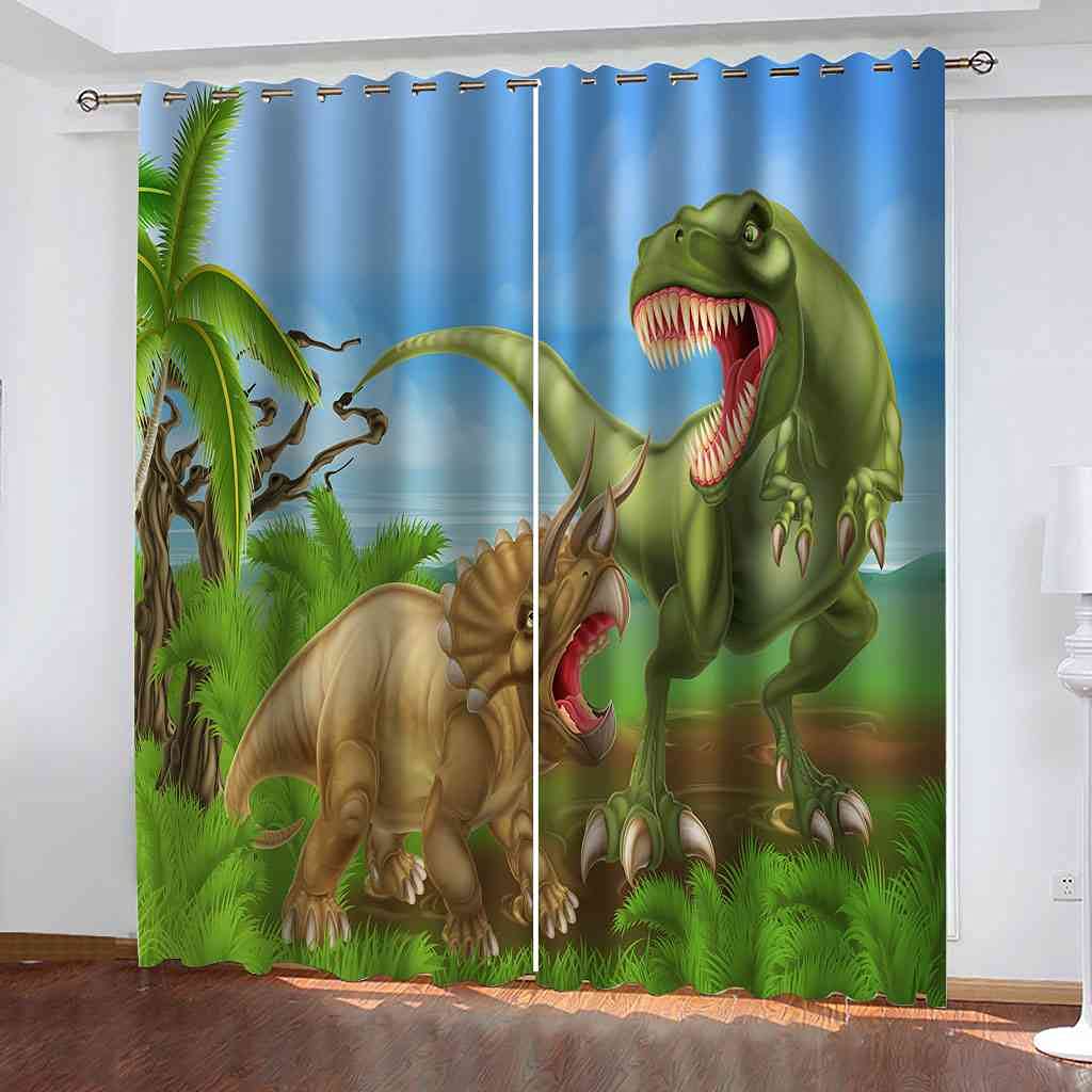 Rideau de chambre d'enfant occultant vert pour de douces siestes