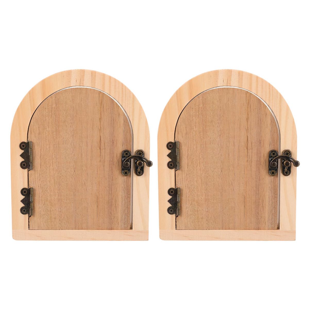 SHINEOFI 2pezzi Coperture Per Prese in Legno Con Design Porta in Miniatura Coperture Di Ragazzo Ragazza Ragazza Per Prese Elettriche Protezione Decorativa Per Da Parete