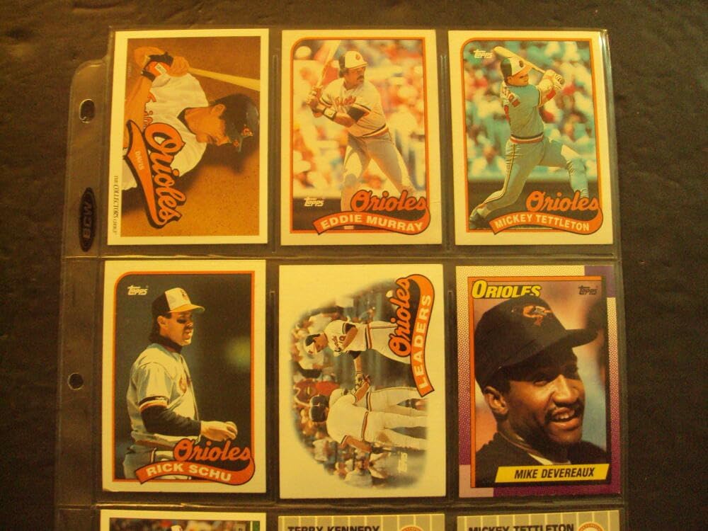 62 Assorted Baltimore Orioles Baseball Cards