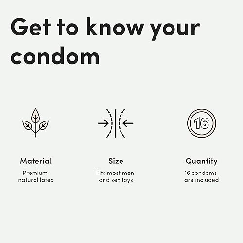 Miniatura 6 de hims & hers Preservativos ultrafinos para una máxima sensibilidad, forma hexagonal única para una sensación más fuerte y apenas allí, condones de