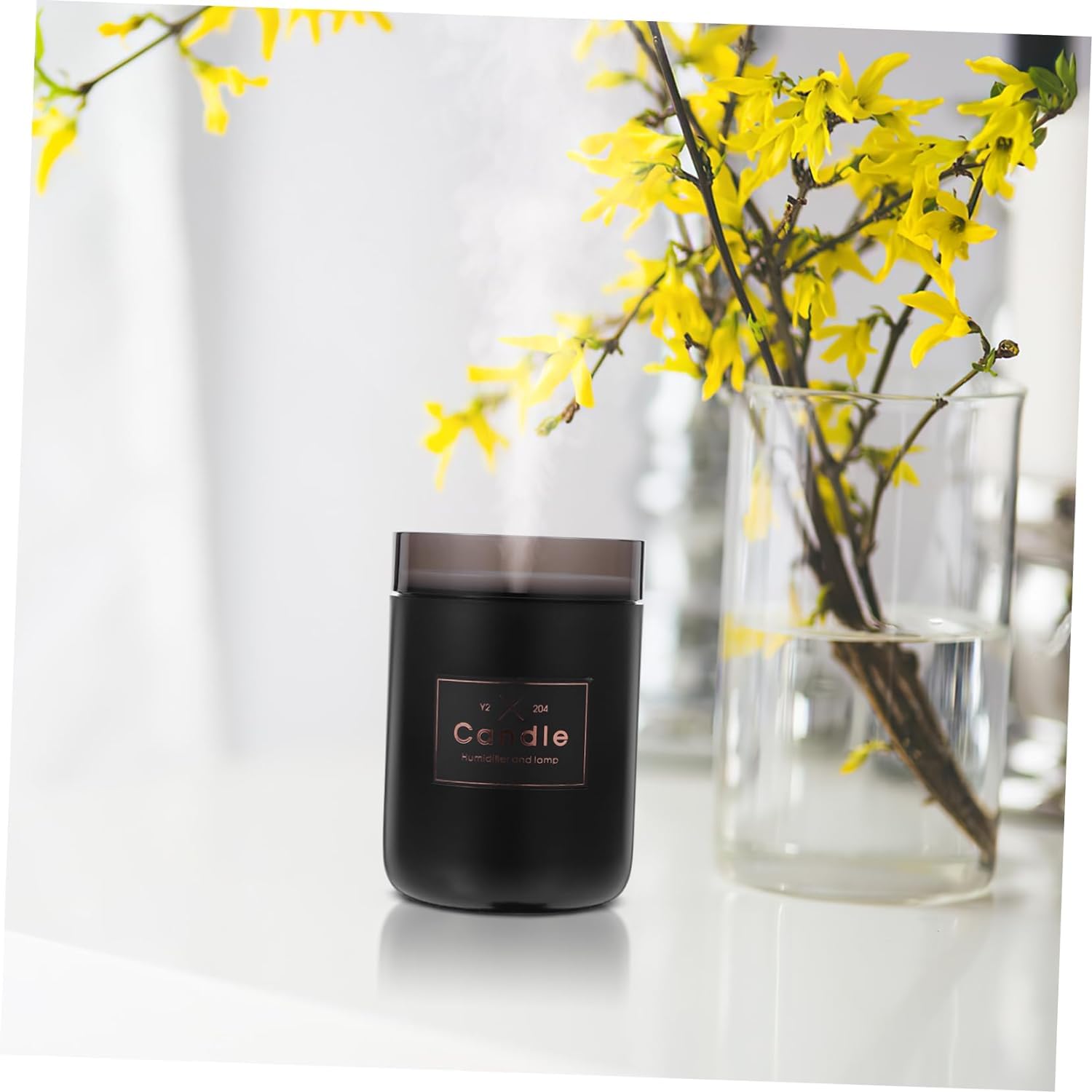 per Uso Domestico Mini umidificatore for Camera da Letto 2 Pezzi diffusore di Nebbia USB umidificatori da Tavolo umidificatore Portatile Mini Set Mini umidificatore Portatile