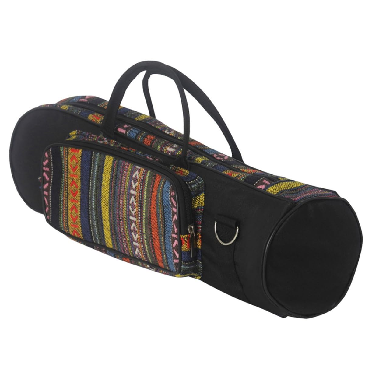 ifundom Bolsa de Almacenamiento para Trompeta Bolsa de Transporte Étnica para Instrumentos Musicales de Oxford para Guardar Trompeta