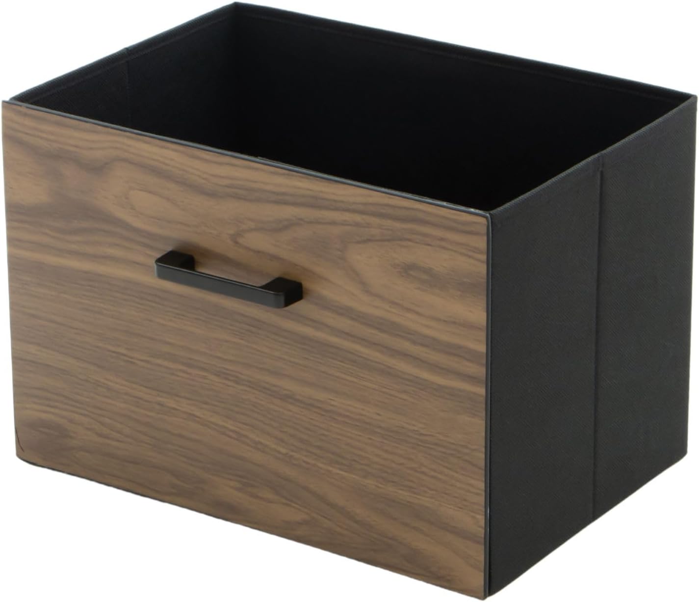 Takeda Corporation BR K3-USB38BR Storage Box, Storage Case, Folding, Brown, 15.0 x 10.4 x 10.2 inches (38 x 26.5 x 26 cm), Wood-like Storage Box