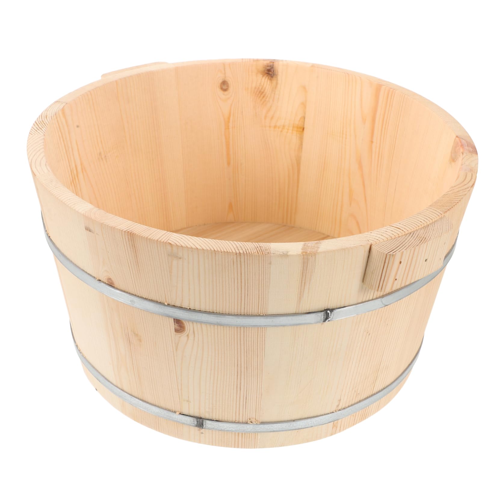 Healeved Bañera de Madera para Pies Lavabo para Pedicura de Madera Cierre para Relajarse Esencial para Spa de Pies para Baño Casa