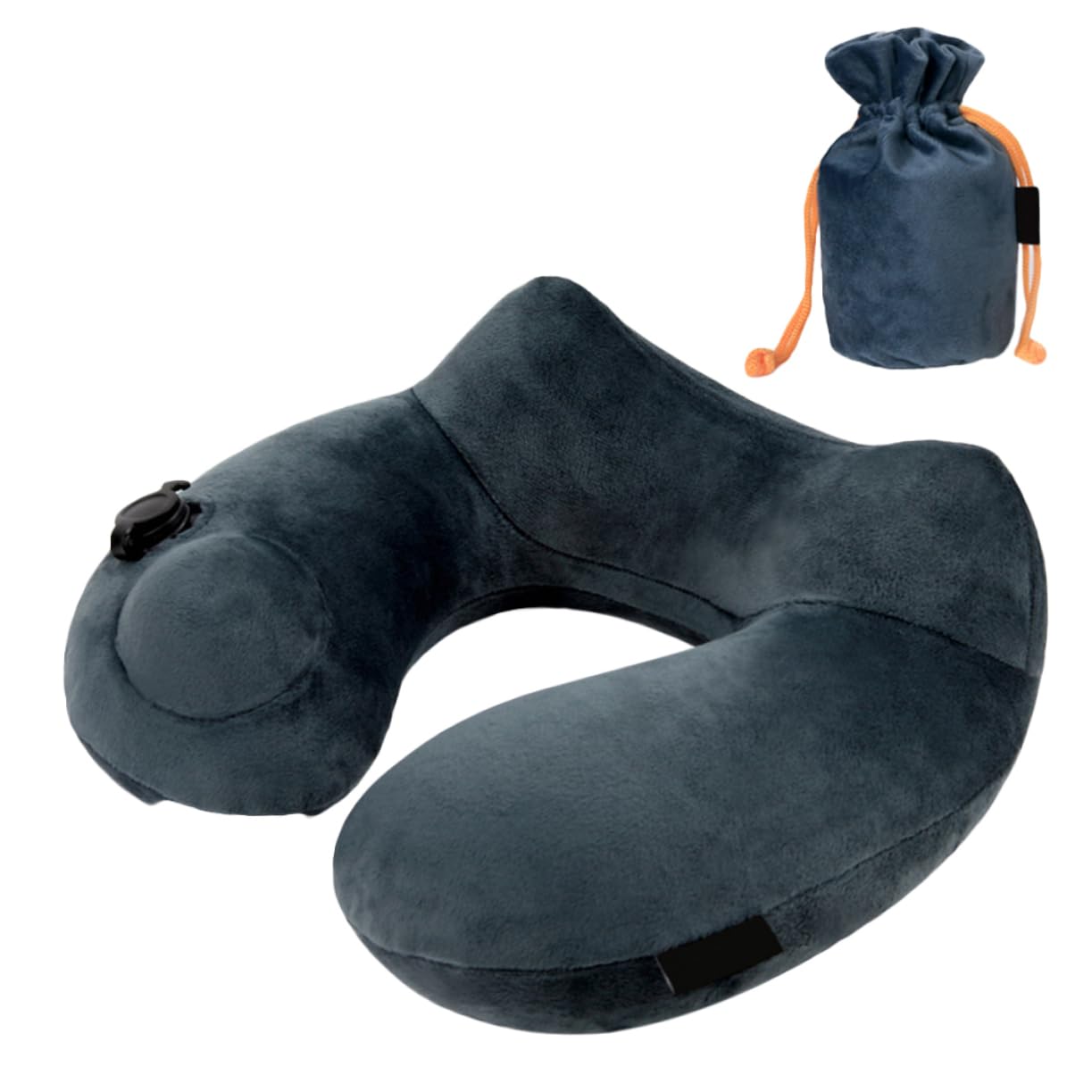 Veemoon Almohada Inflable Cuello Forma Almohada De Viaje Cervical Cómoda para Aviones Trenes Camping Hogar u Oficina