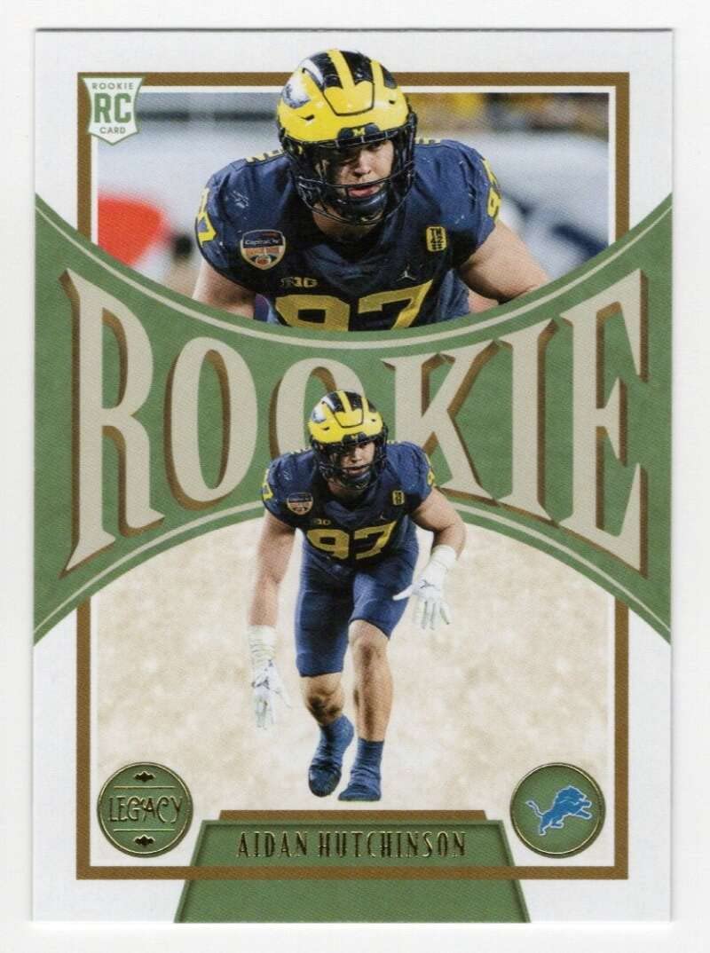 Amazon.com: AIDAN HUTCHINSON RC 2022 Panini Legacy #148 NM+-MT+
