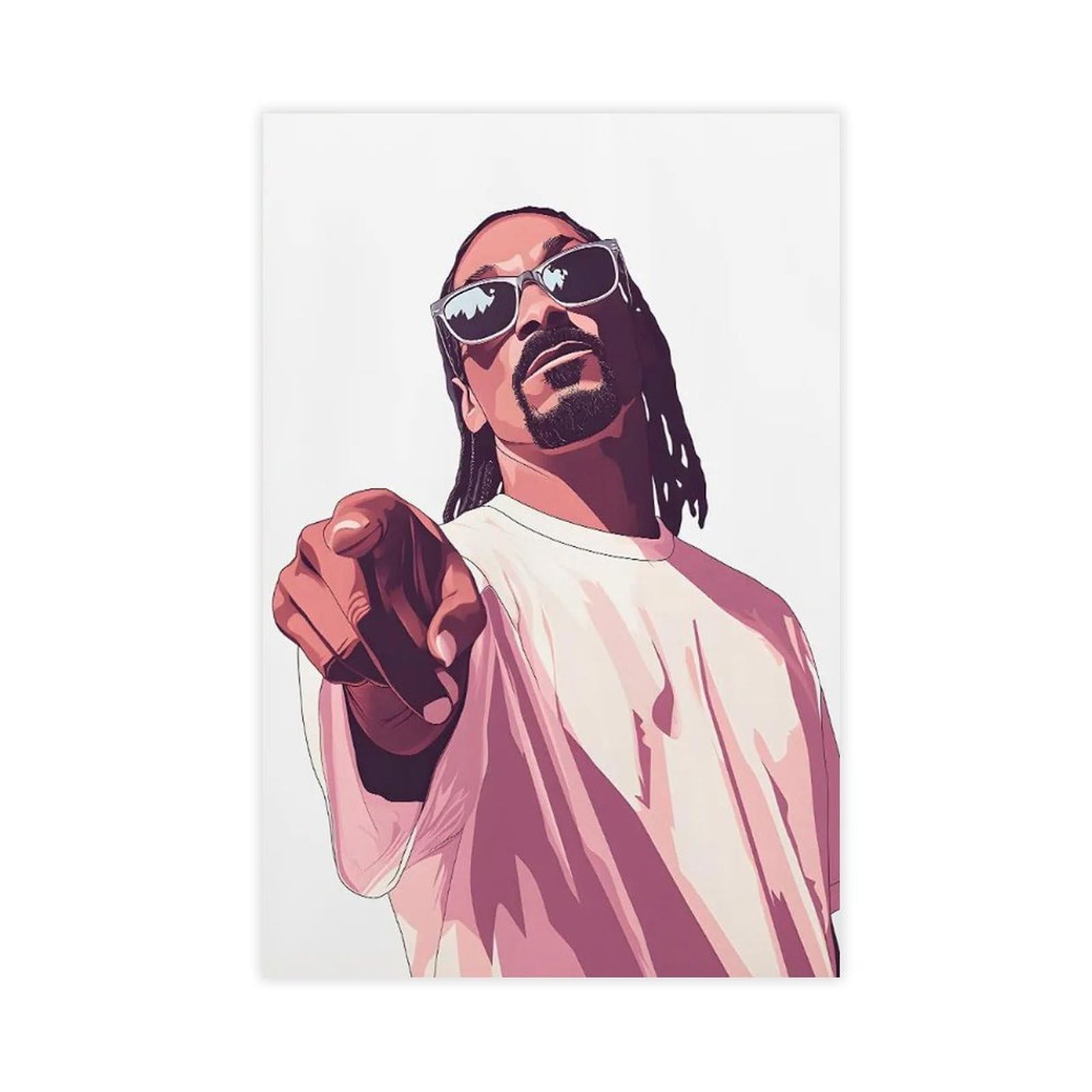 Poster moderno hip-hop su tela da parete decorazione artistica da parete stampa dipinti per soggiorno camera da letto decorazione 61 cm L x 91,4 cm W