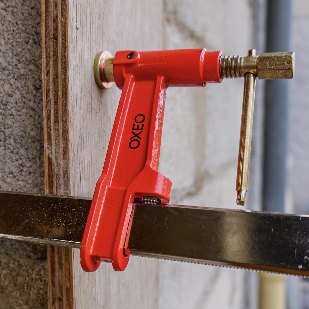 Lot de 2 serres joints à pompe 60 cm - Acier laminé - Longueur de serrage 60 cm - Saillie 125mm - Frein anti glissement