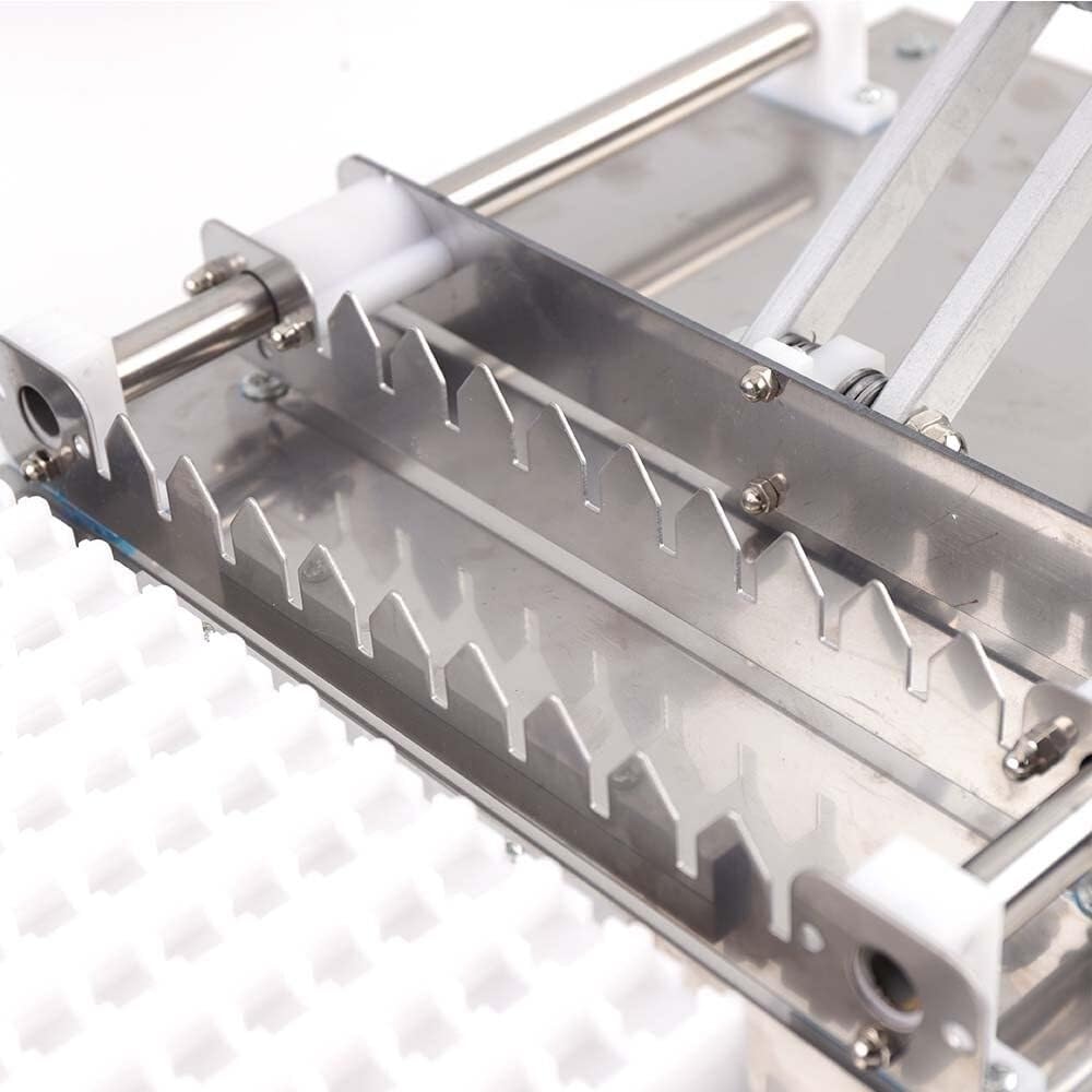 Pincho de acero inoxidable para barbacoa, máquina para hacer cuerdas, multifunción, máquina de carne, brocheta de carne, máquina para hacer brochetas, máquina manual de carne de cordero Satay