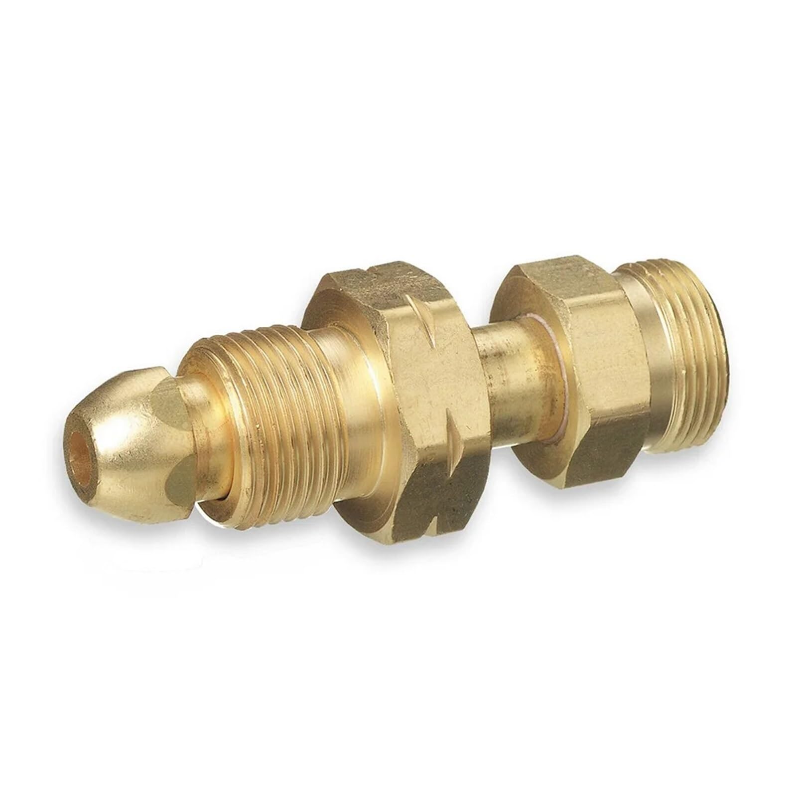 Adaptateur de connexion d'acétylène CGA-510 vers CGA-520 anti-fuite