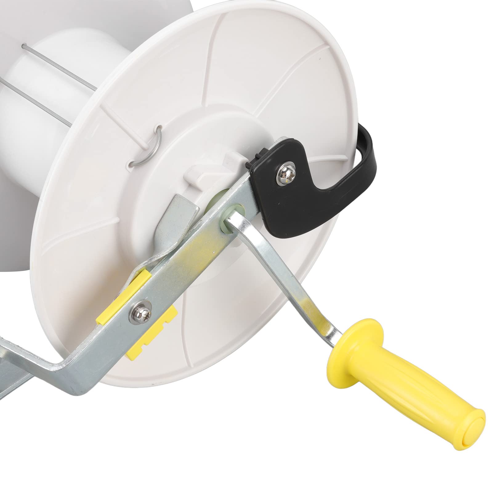 Recinto Elettrico, Bobina di Filo per Recinto Elettrico con Ingranaggio 3:1 con Maniglia di avvolgimento ausiliaria Funzione di Blocco Avvolgitore per Filo da Giardino Fat (MLD-0052)