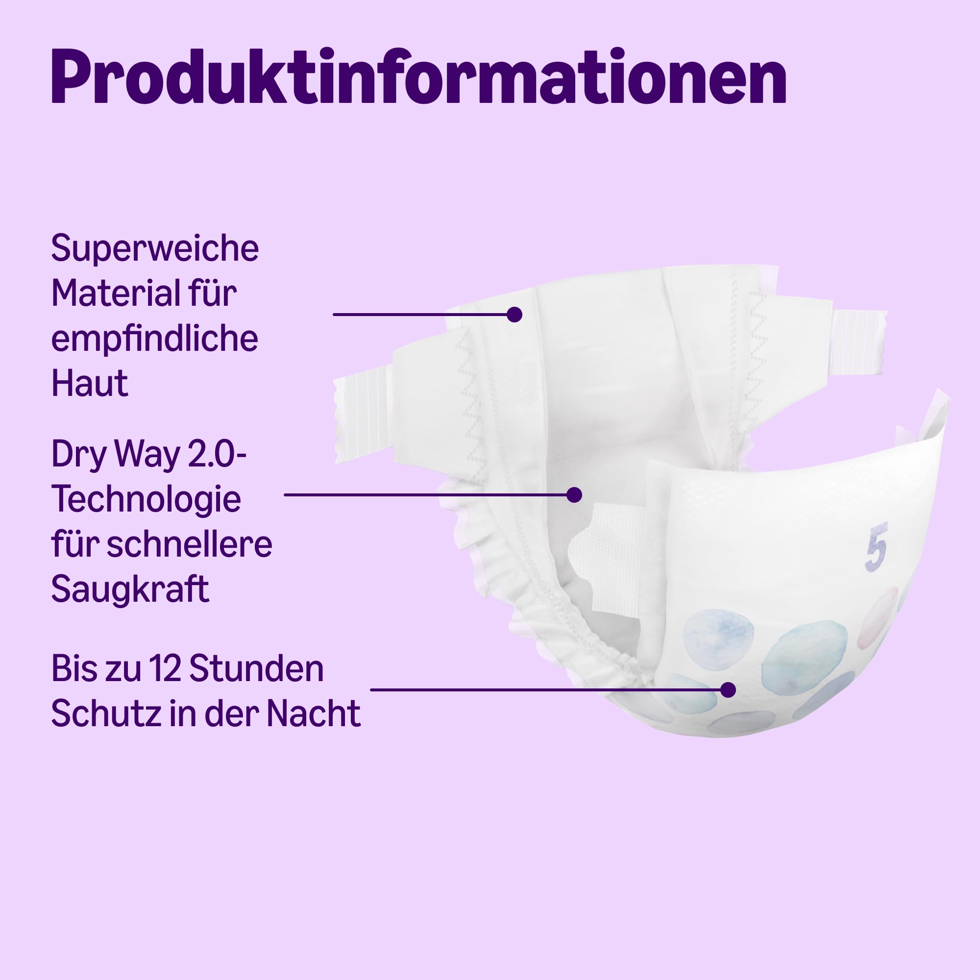 By Amazon Ultra Dry Windeln Größe 5 (10-16 kg) - MONATSBOX, Weiß, 152 Stück (2 Packungen mit 76) (Früher Unter Der Marke Mama Bear, Identisches Produkt)