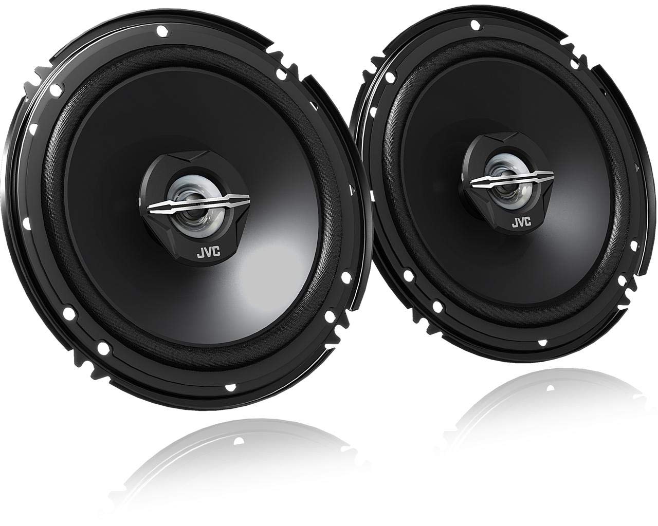 JVC CS-J620X Auto Lautsprecher 16,5 cm mit Einbauset passend für Ford Galaxy (WA6) ab 2006 Türen hinten 600 W 165mm 2 Wege Koax