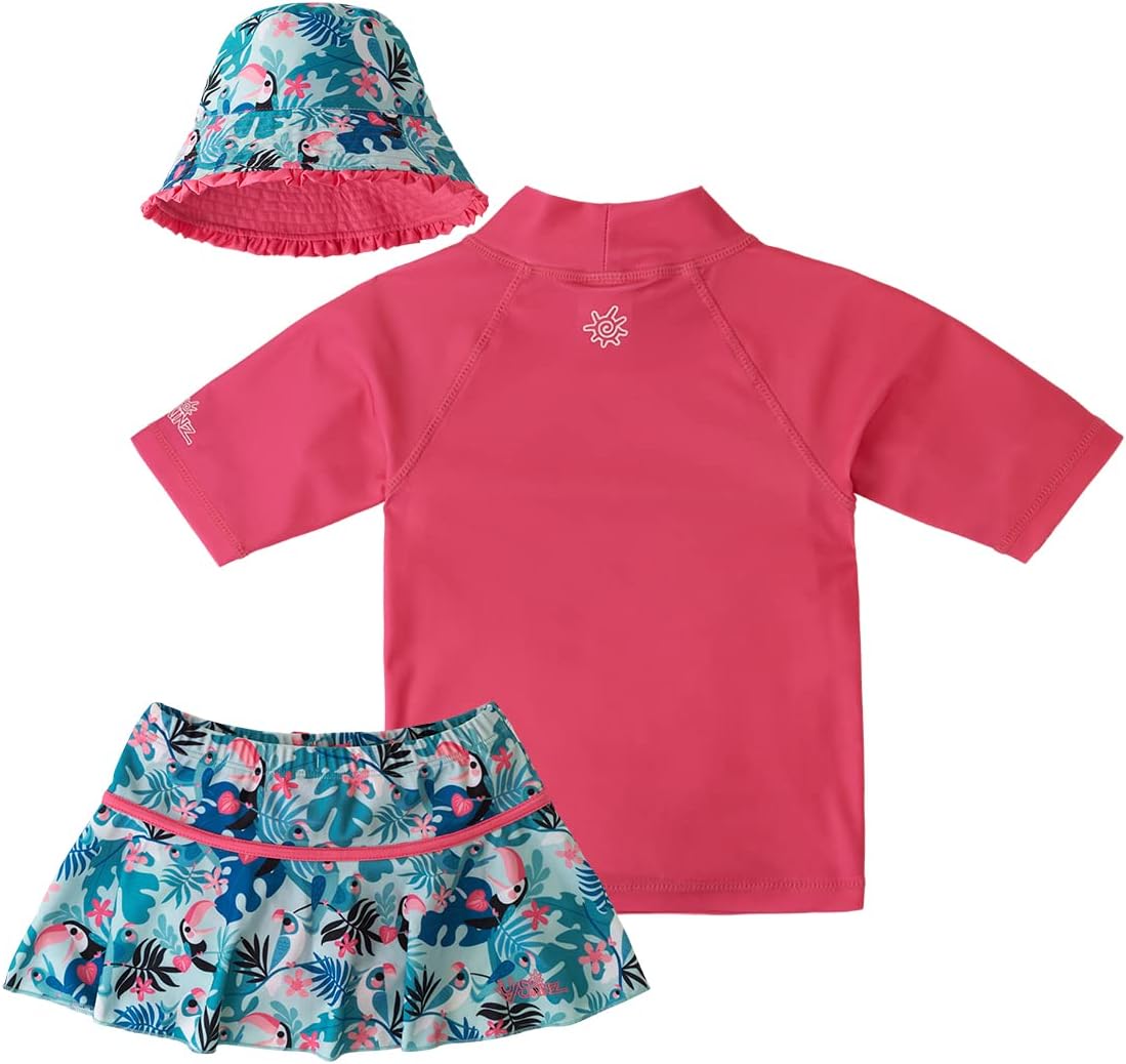 UV SKINZ UPF 50+ Girls' 3-Piece Swim Set