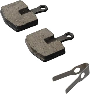 Organic and Sintered Metal Bicycle Disc Brake Pads, High Performance Multi-Metal Compound for Strong Braking Power, Enhanced Heat Dissipation and Noise Reduction, for Urban, Rural, Mountain Cycling