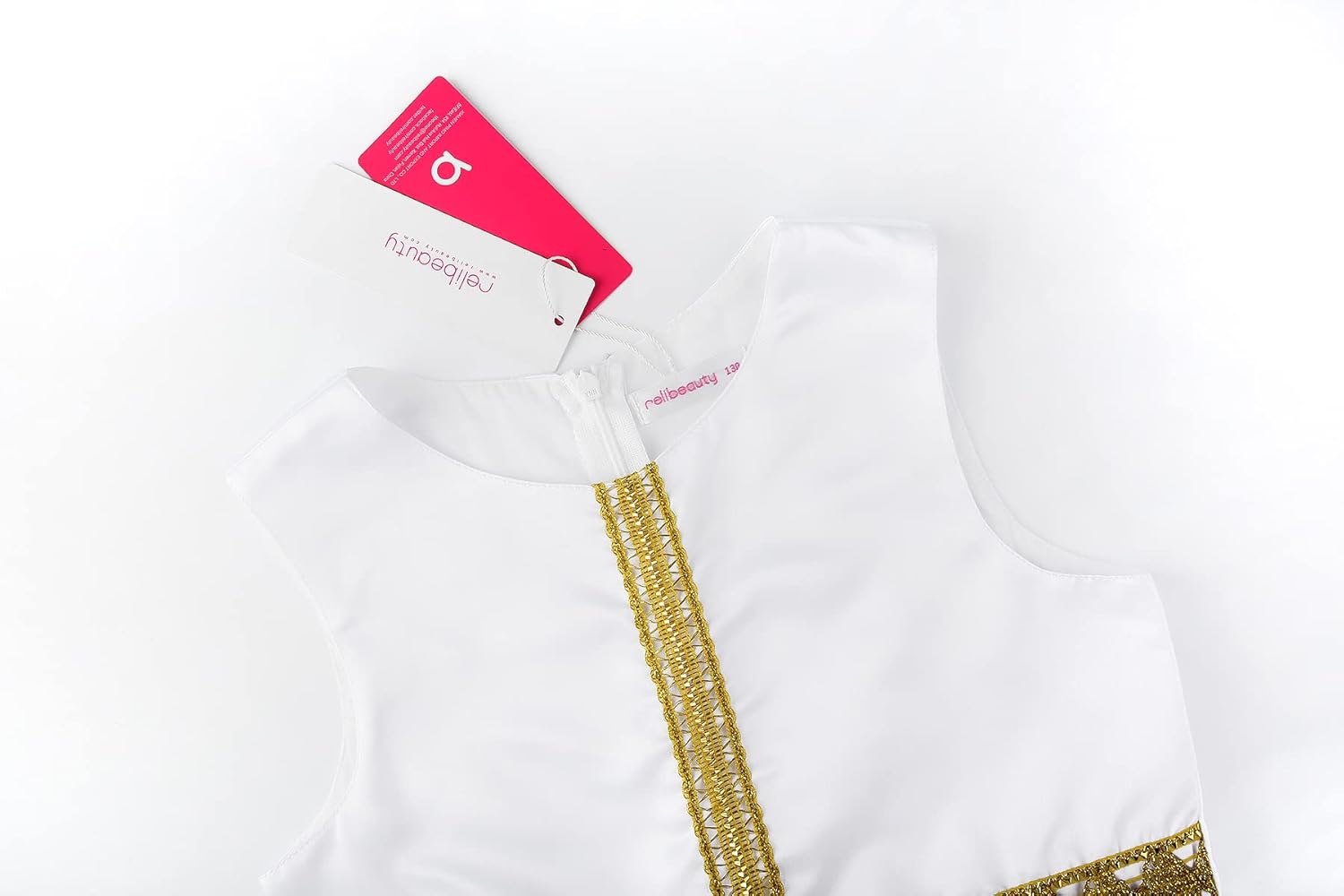 ReliBeauty Kids Virgin Mary Costume for Girls with Cape and Headpiece - Image 4