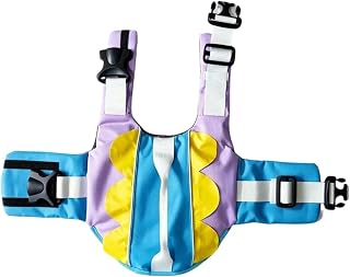 Dog Swim Vest - Sweatshirt Cloth | Floating Water Safety Vest | Adjustable High Buoyancy Dog Life Jacket with Comfortable Fit for Small, Medium, Large Breeds, Pool, Beach, Boating and Kayak