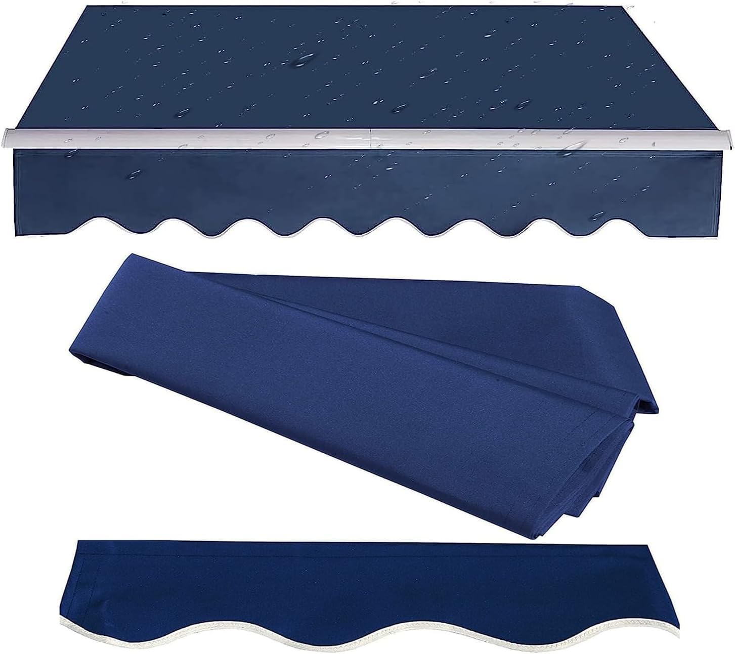Lona de toldo para patio ELzEy para sombra fresca en terrazas y jardines