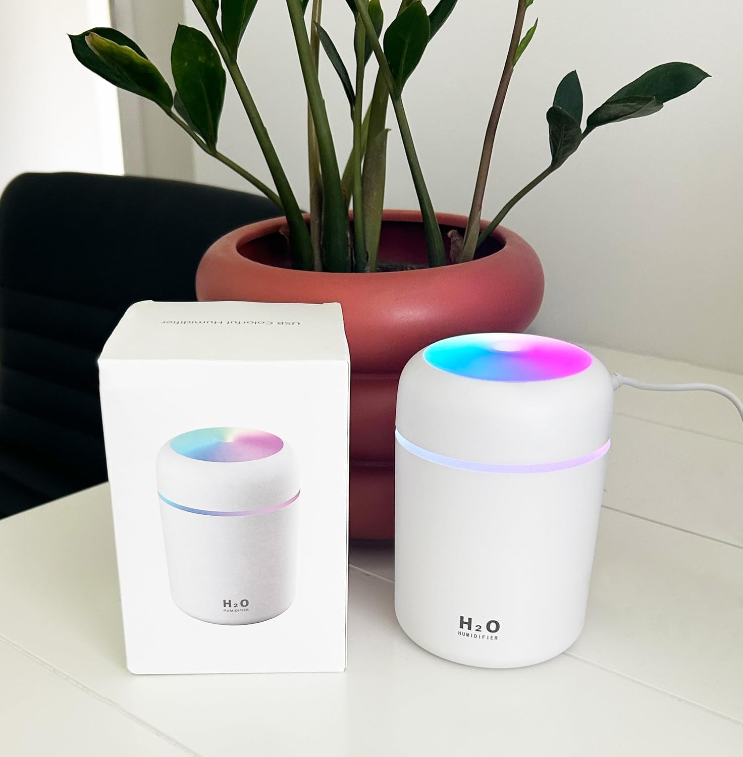 Dadhichi Zone 300ml Essential Oil Diffuser & Humidifier – Ultrasonic Cool Mist with Quiet Operation, LED Lights – Aromatherapy Air Freshener for Home, Office, Car (Multicolor) 4